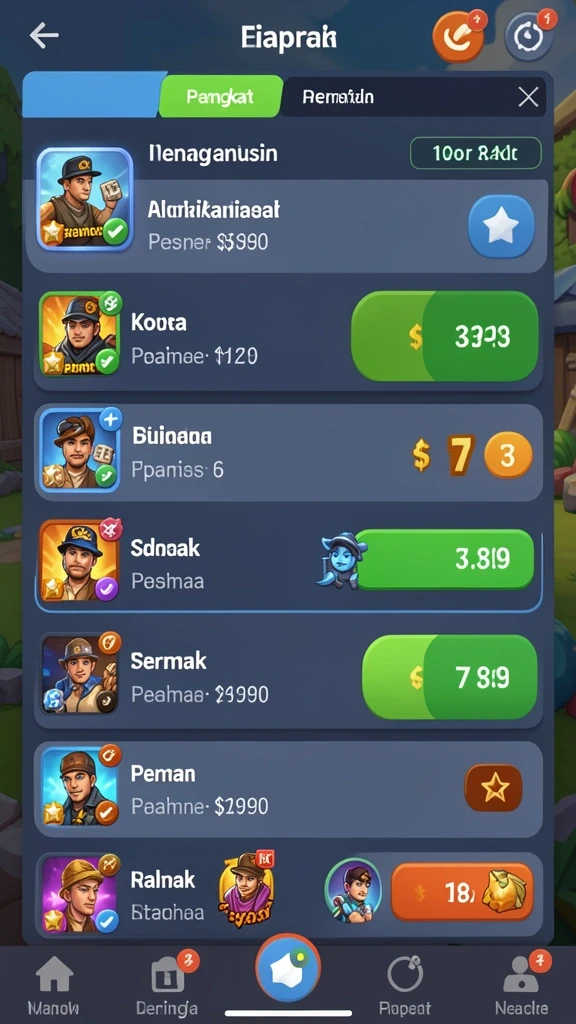 a7777 - Screenshot menunjukkan grafik menakjubkan dalam permainan.